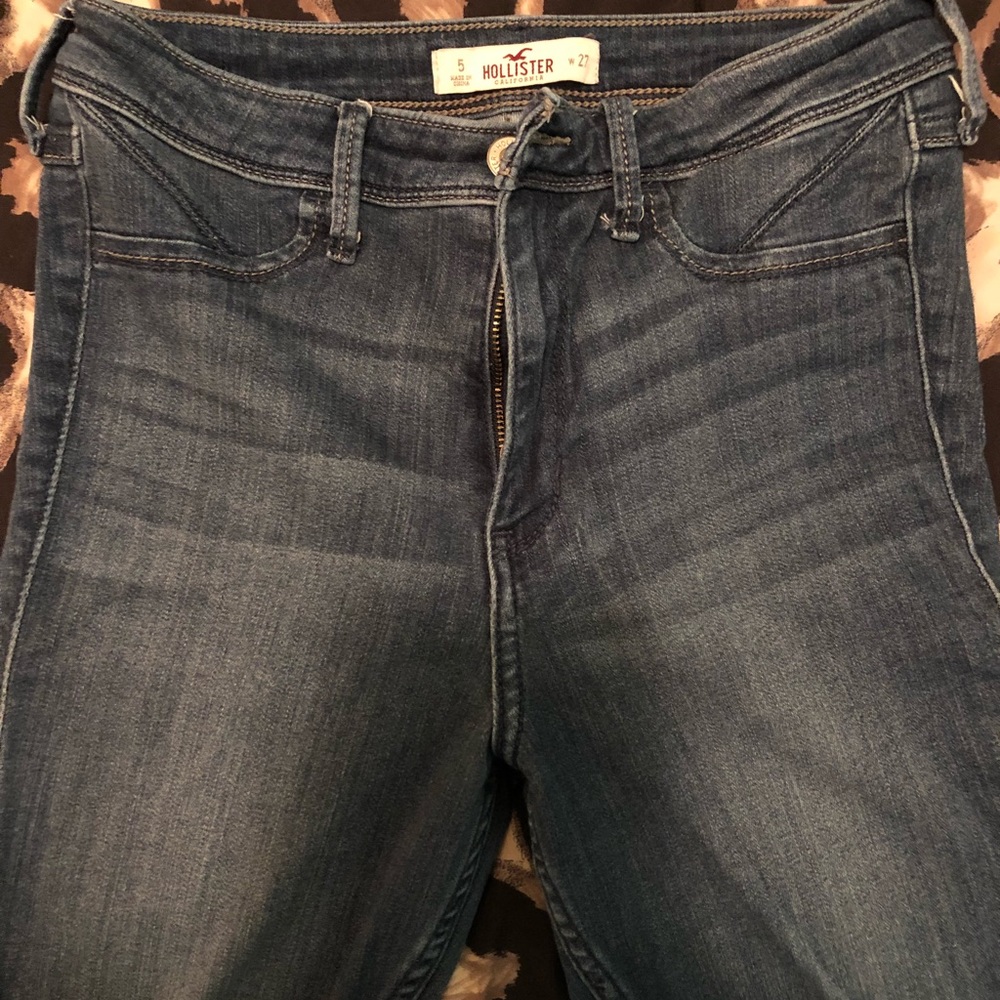 Size 5 high waisted hollister jeans